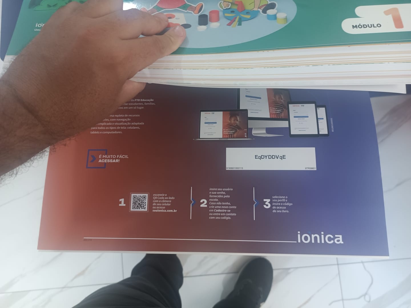 Exemplo de código no livro